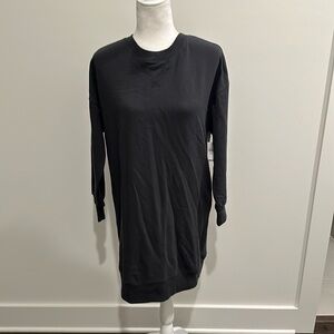 NWT Old Navy Petite dark Gray Sweatshirt Dress Sz MP